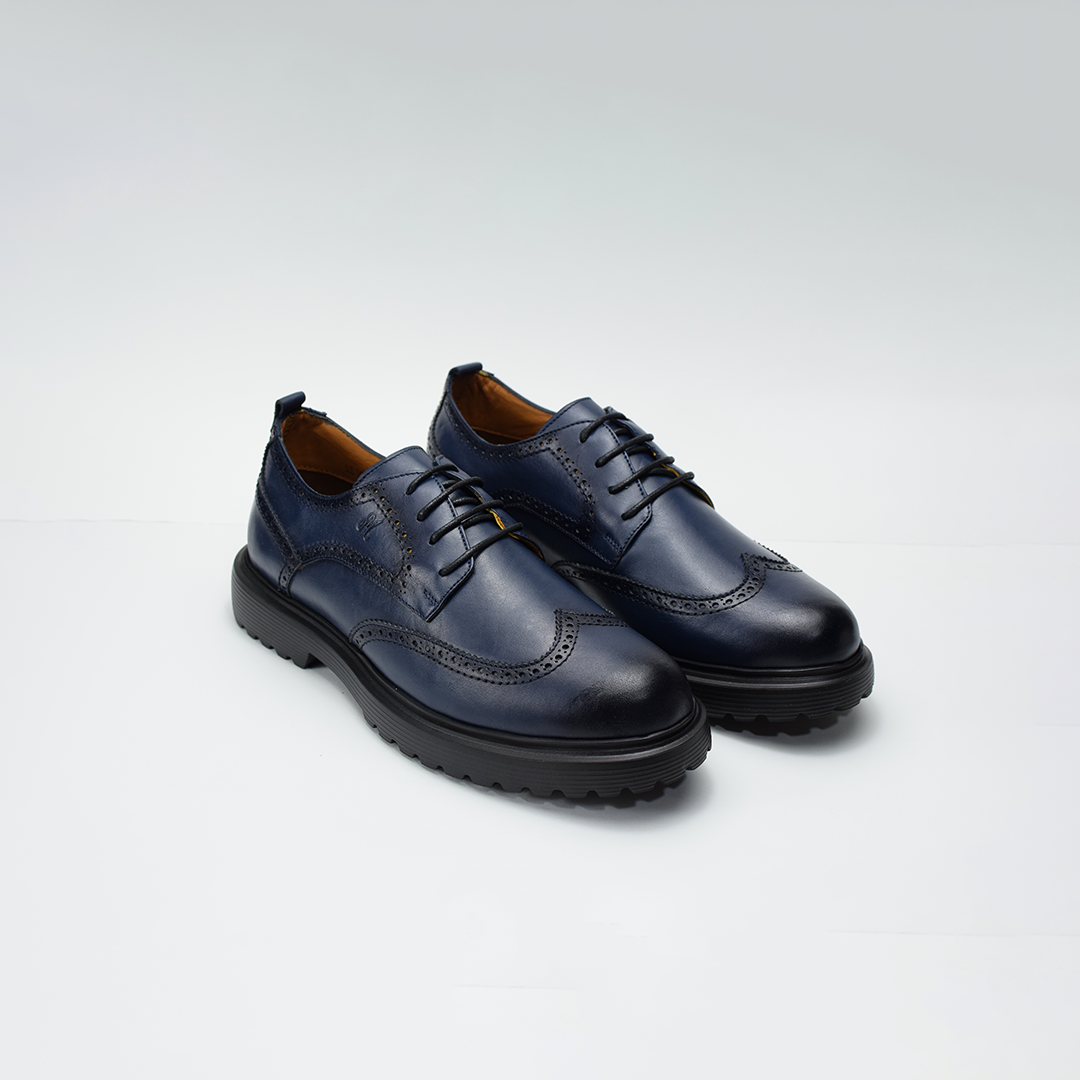Chaussures Derby (BLUE) - Médical et 100%Cuir