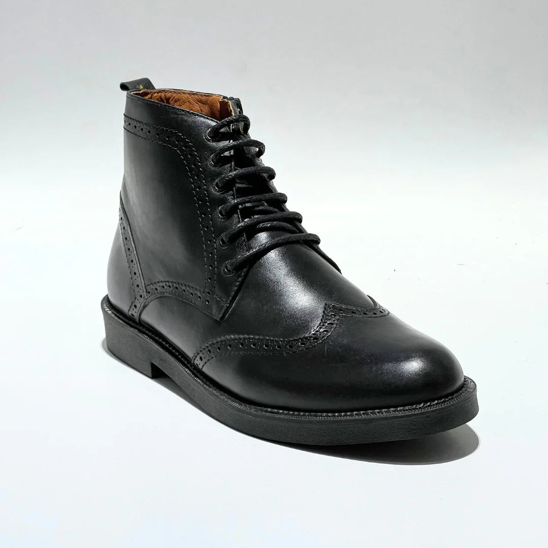 Bottines Hommes Premium Cuir Véritable Confort Durable – Style Robuste Élégant Quotidien