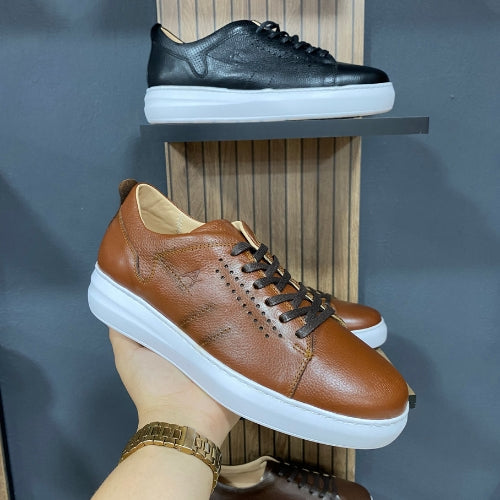 Chaussure Médical Basket BOLT en Cuir 100% REF EVA-059-B