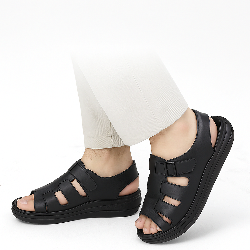 Sandales Homme (Ref046) - Médical et 100%Cuir