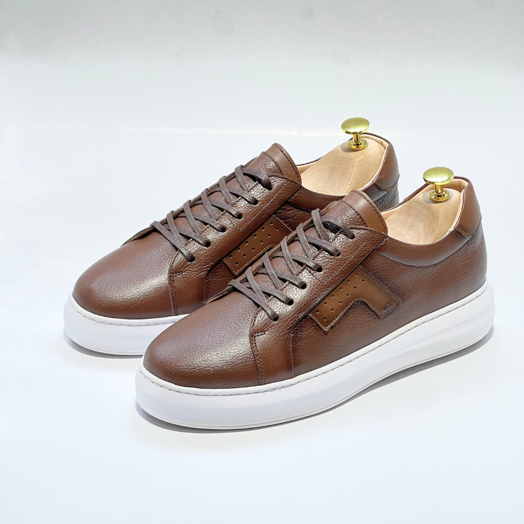 Baletto - SNEAKERS En Cuir Spécialisé tabac REF BA079