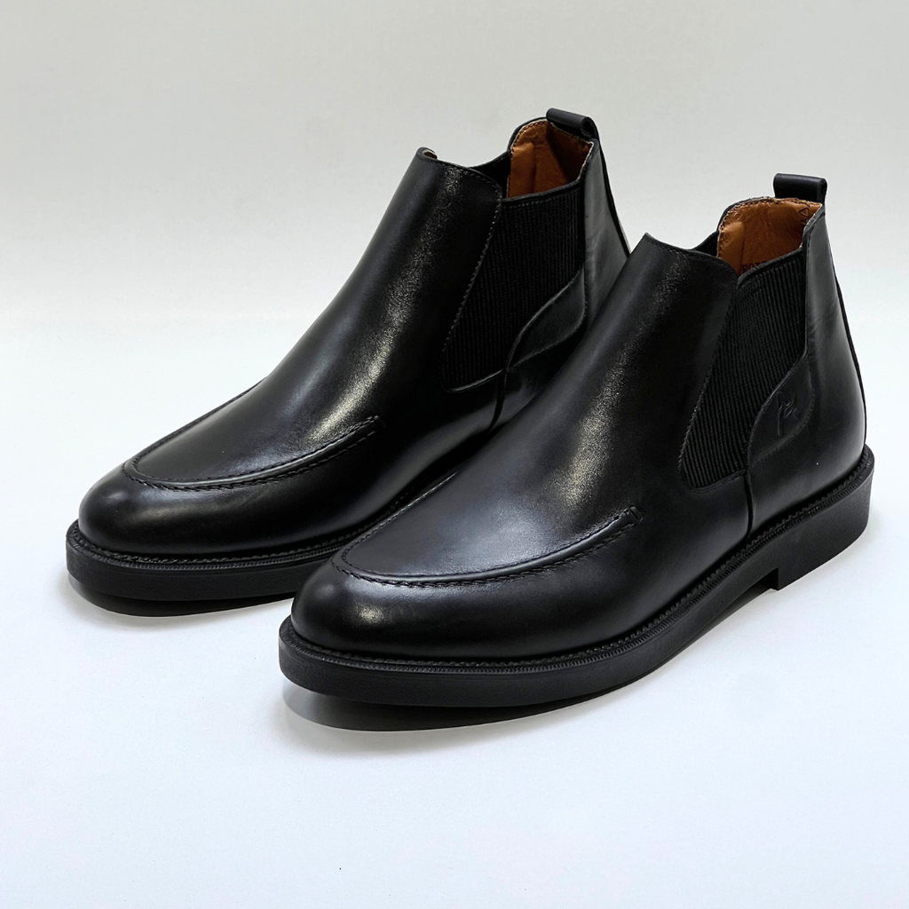 Chelsea Boots Homme -100% Cuir Marron BA 033