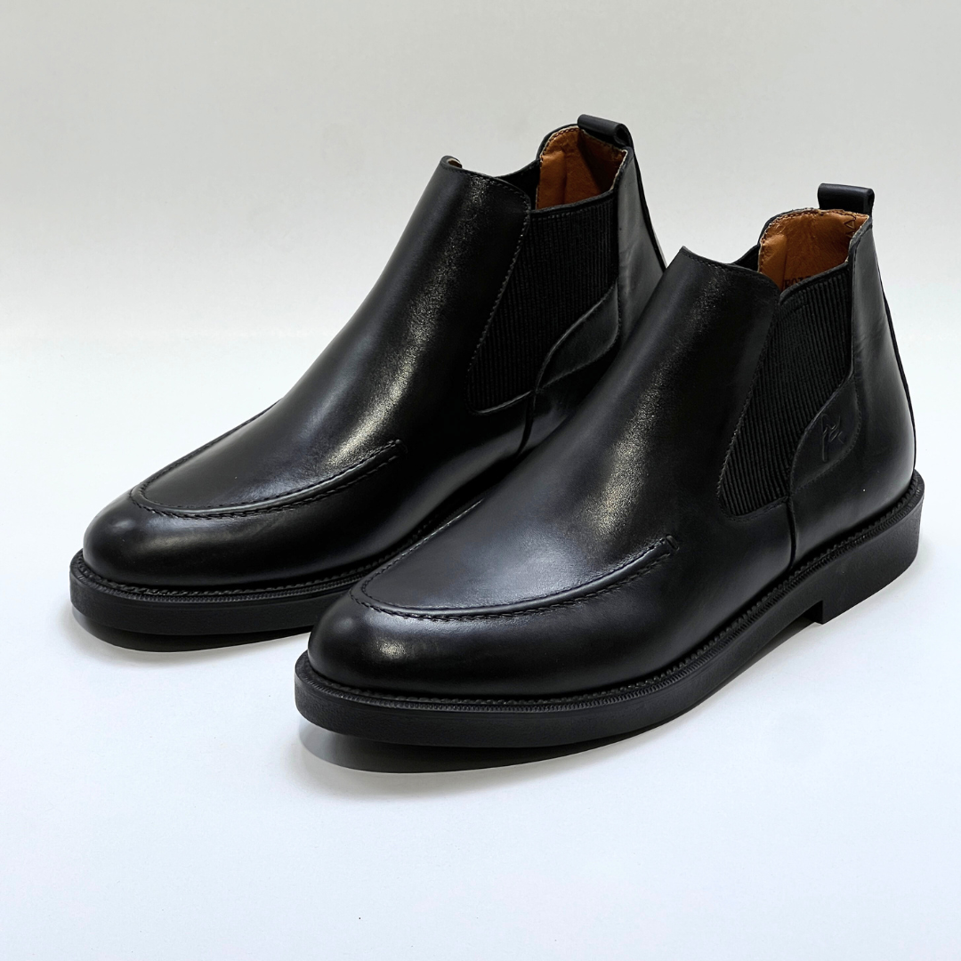 Chelsea Boots Homme -100% Cuir Marron BA 033