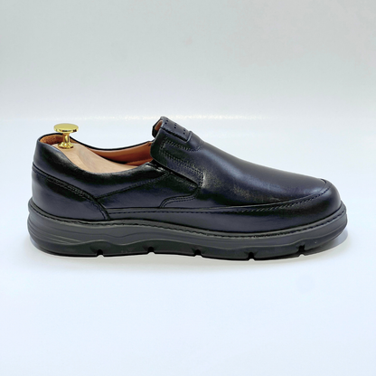 Chaussures Confortables pour Homme 100% Cuir Médical MARRON REF BA1032