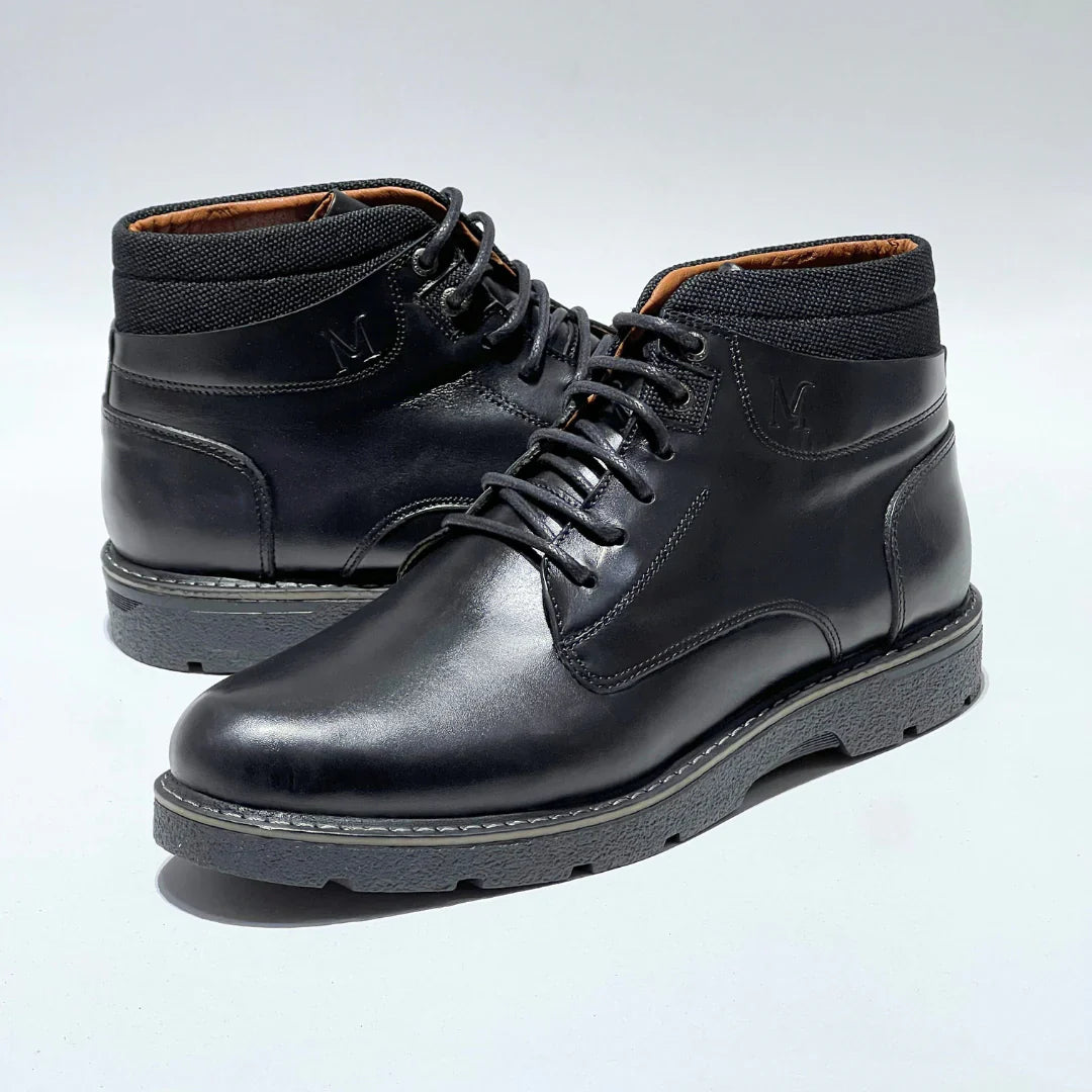 Bottines Homme Cuir Véritable Ballantino Confort Ultime Élégantes Durables Marron Noir Tabac