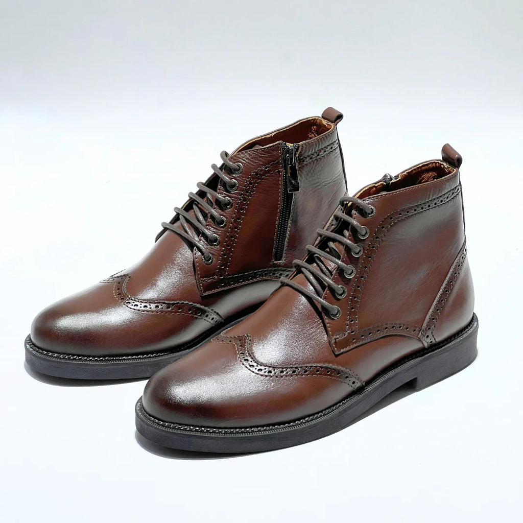 Bugaties Premium Boots Hommes En Cuir 100% NOIR BA 798