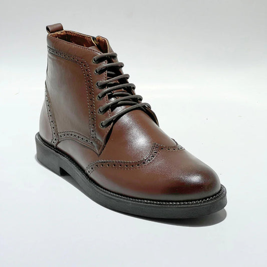 Bottines Hommes Premium Cuir Véritable Confort Durable – Style Robuste Élégant Quotidien