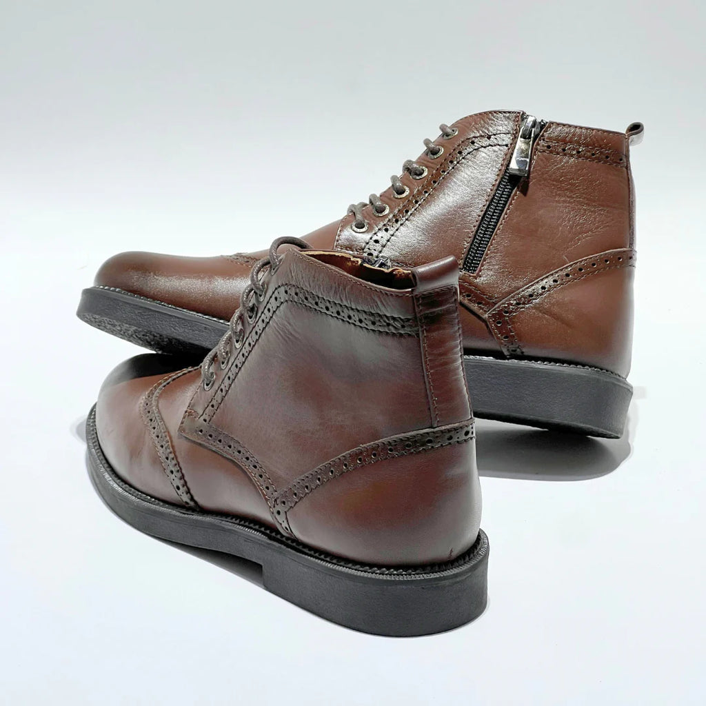 Bugaties Premium Boots Hommes En Cuir 100% NOIR BA 798