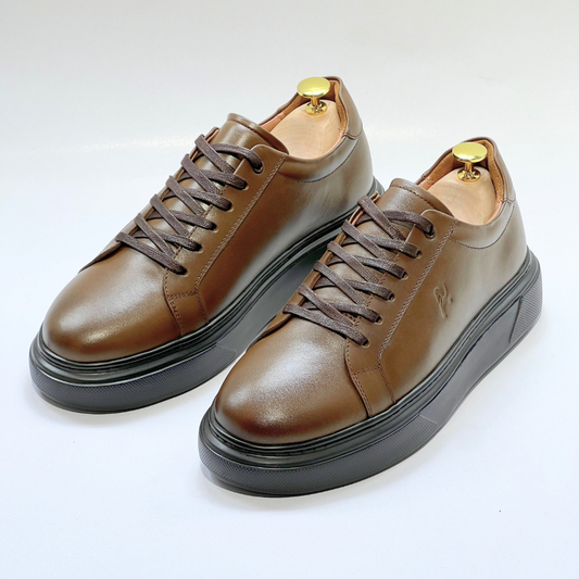 Baletto - SNEAKERS En Cuir Spécialisé tabac REF BA640