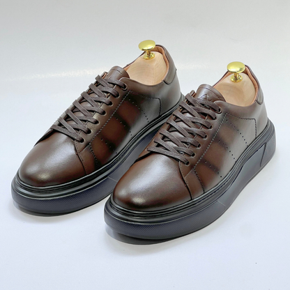 Baletto - SNEAKERS En Cuir Spécialisé tabac REF BA641