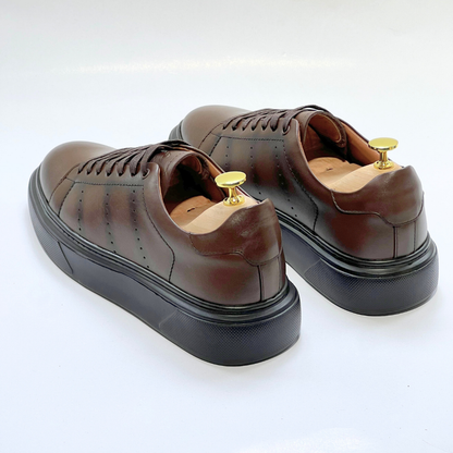 Baletto - SNEAKERS En Cuir Spécialisé tabac REF BA641