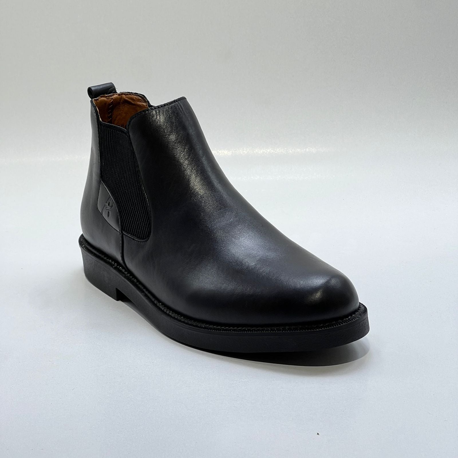 Premium Boots Hommes En Cuir 100% NOIR BA 038