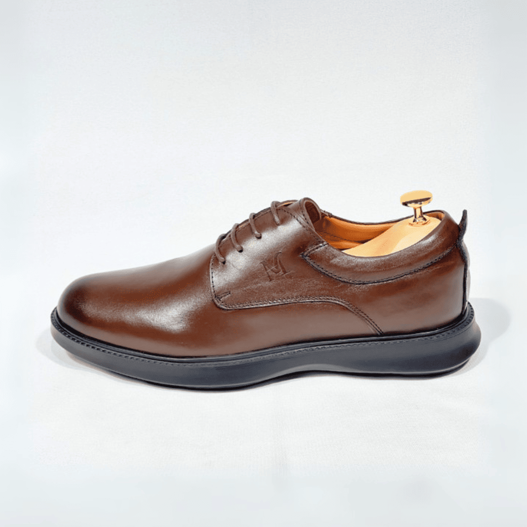 CHAUSSURES DE LUXE POUR HOMME MEDICAL 100% CUIR (Ba014)
