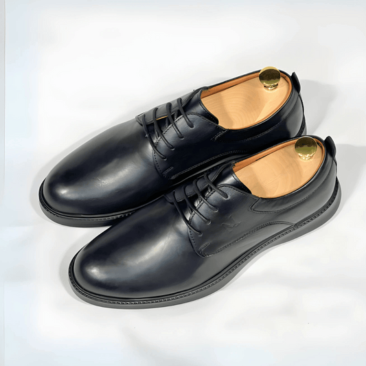 Chaussures Élégantes pour Homme en Cuir Véritable – Confort Médical Suprême