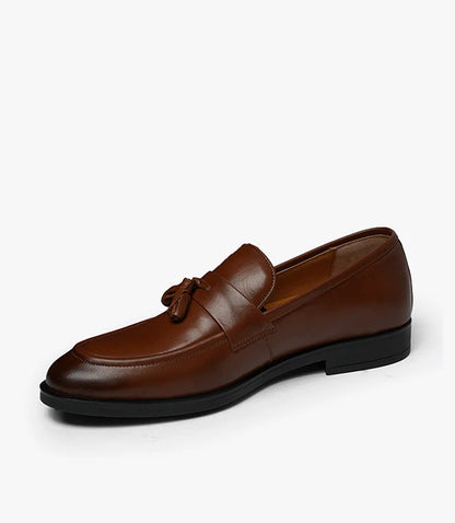 MOCASSIN HACKNEY en Cuir, Marron dégradé – Bal020